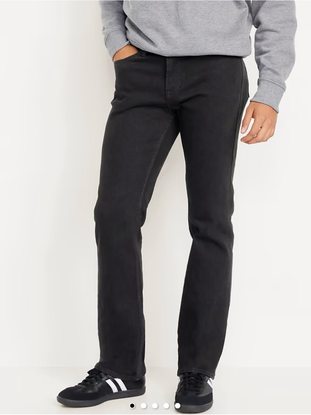 Old Navy Men’s Black Bootcut Jeans - 40x32 - Like New/Smoke & Pet Free